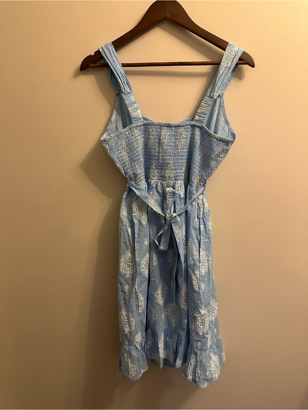 Sacred Threads Light Blue Printed Button-Front Dress - Picture 3 of 3
